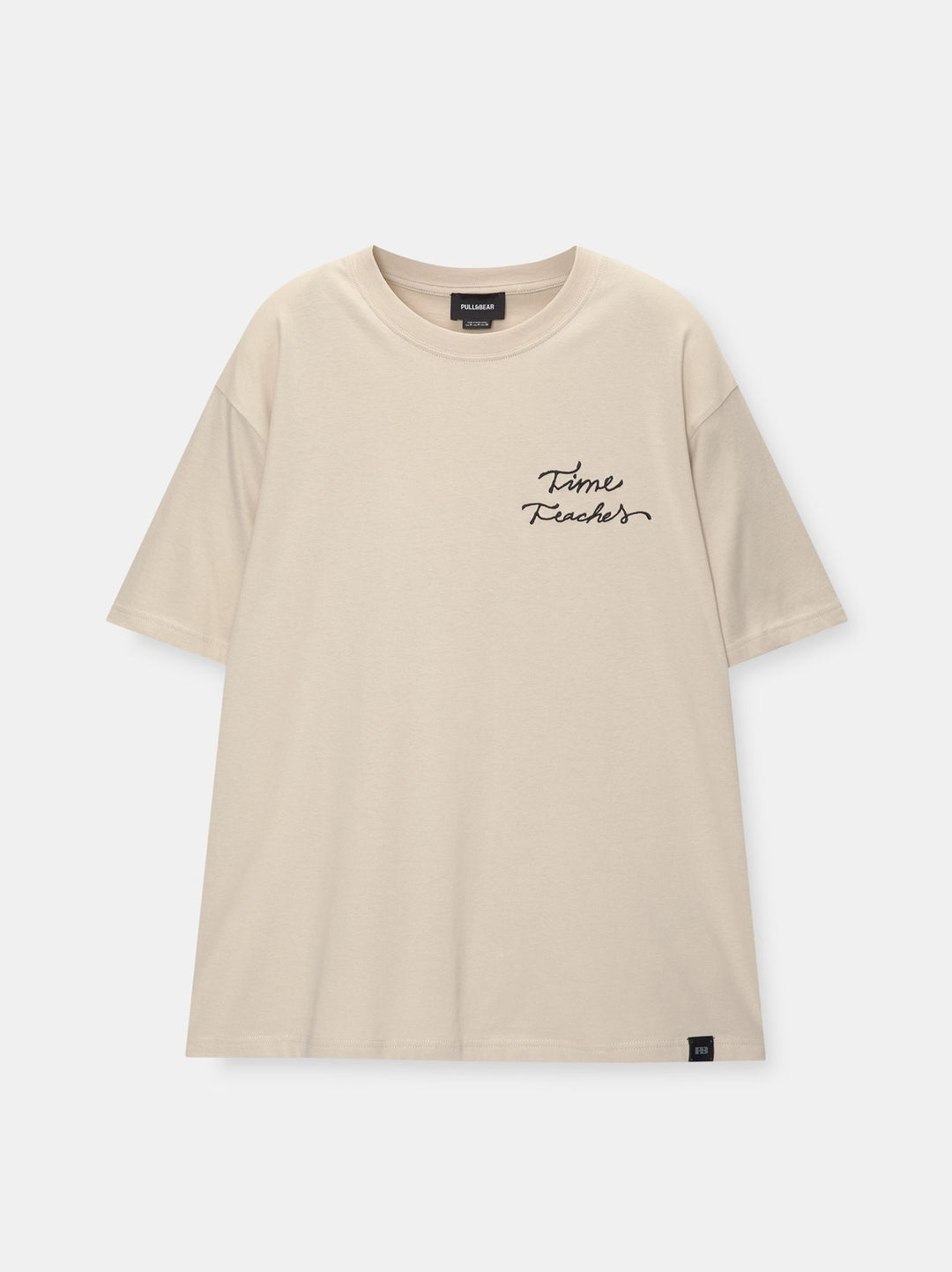 Moudda PULL & BEAR - T-Shirt Demi-Manches Brodé Poitrine - Tunisie 1