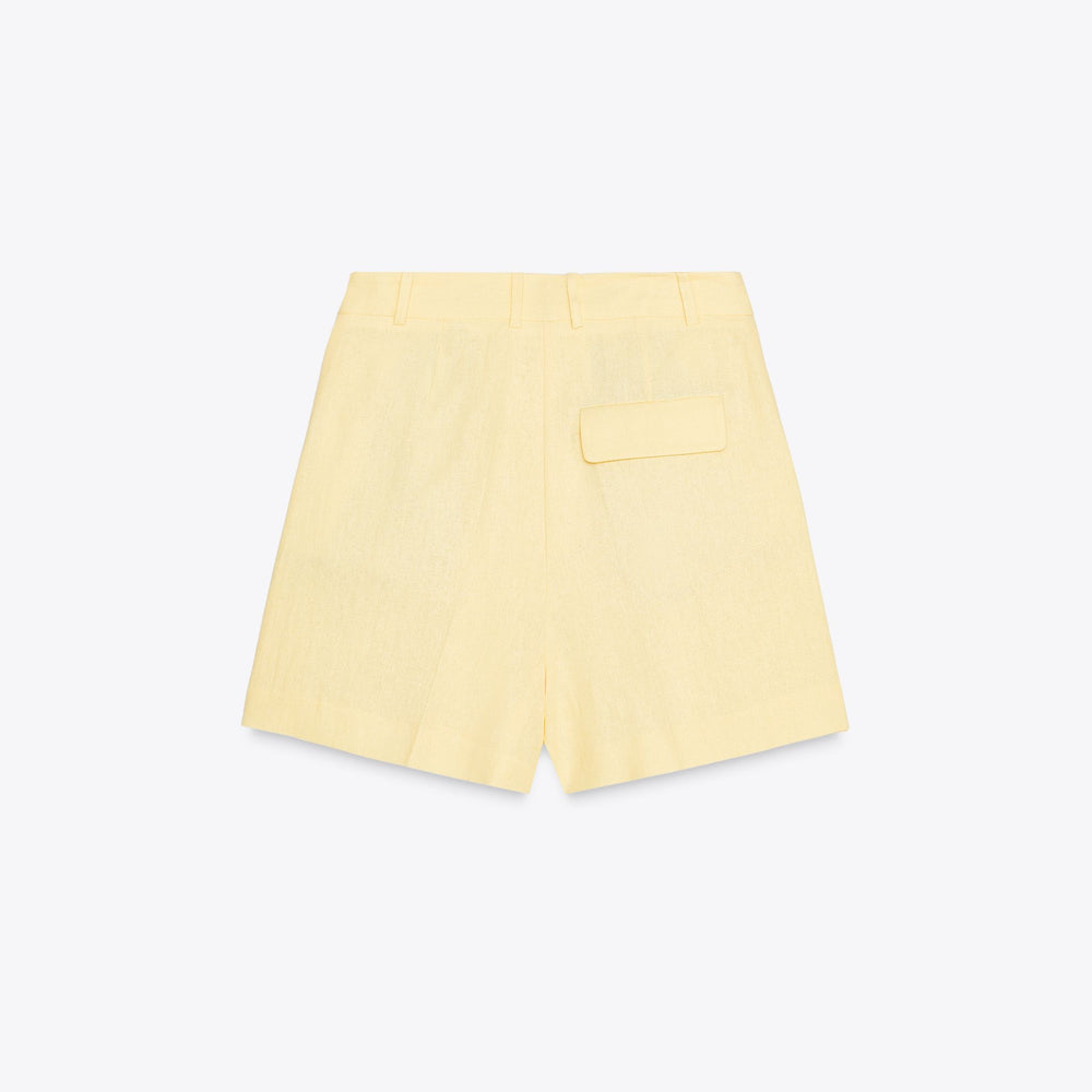 Moudda ZARA - Ensemble Bermuda - Taille Haute, Lin & Plis - Tunisie 2