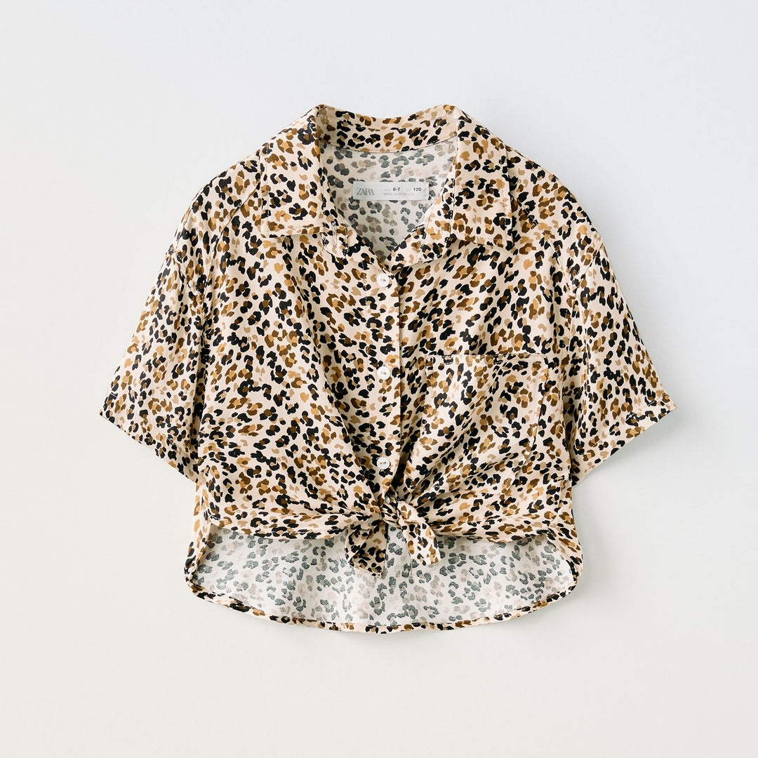 Moudda ZARA - Chemise fille imprimé animalier - Tunisie 1