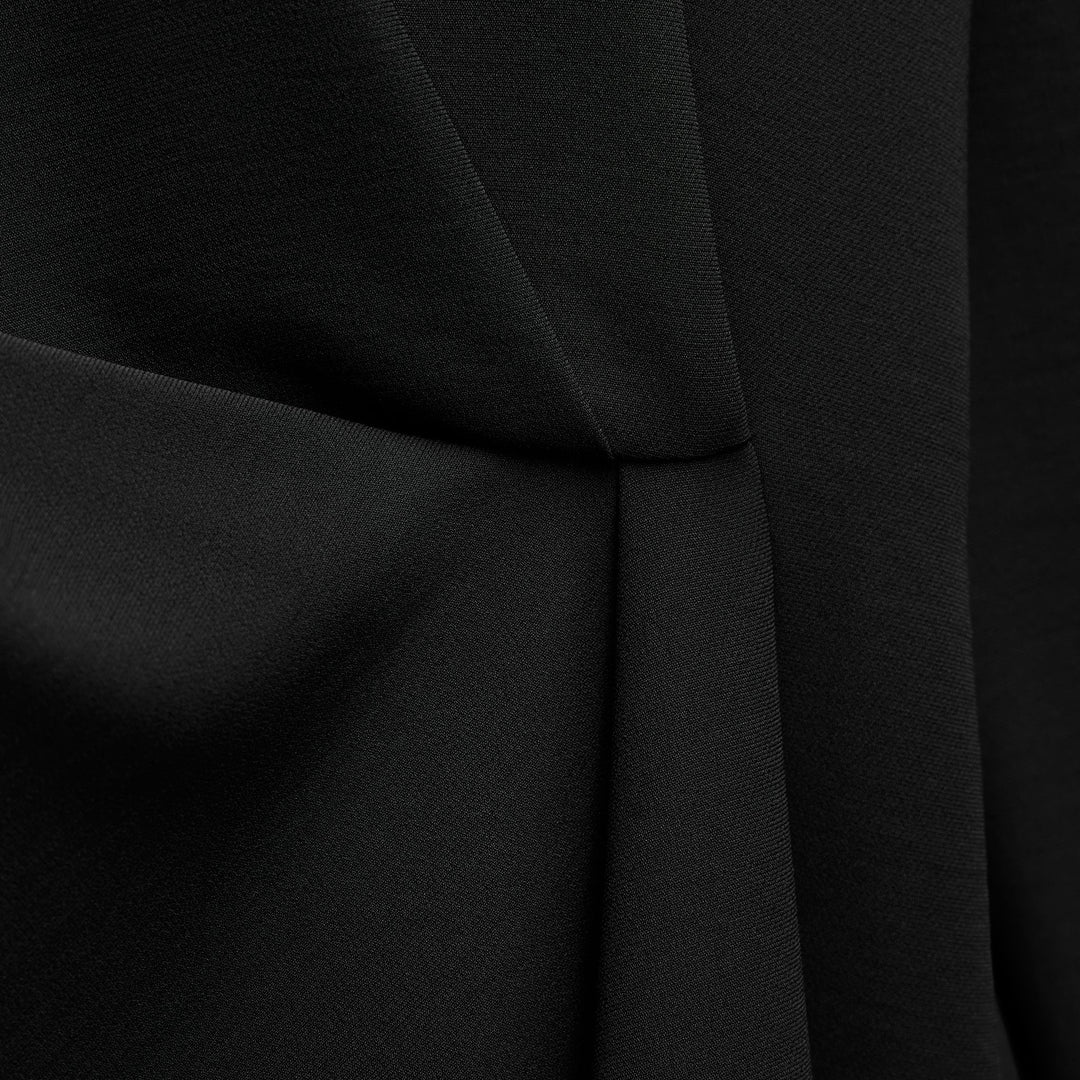 Moudda ZARA - Robe courte crêpe drapée manches longues - Tunisie 3