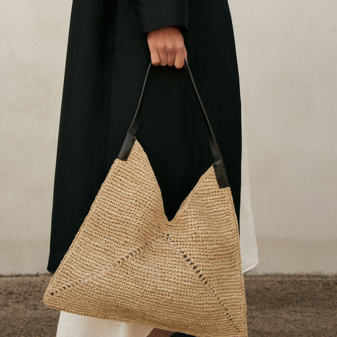 Moudda Massimo Dutti - Sac shopper plat V nappa - Tunisie 6