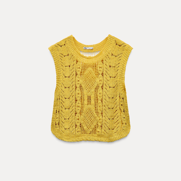 Moudda ZARA - Gilet Top en Crochet - Tunisie 2