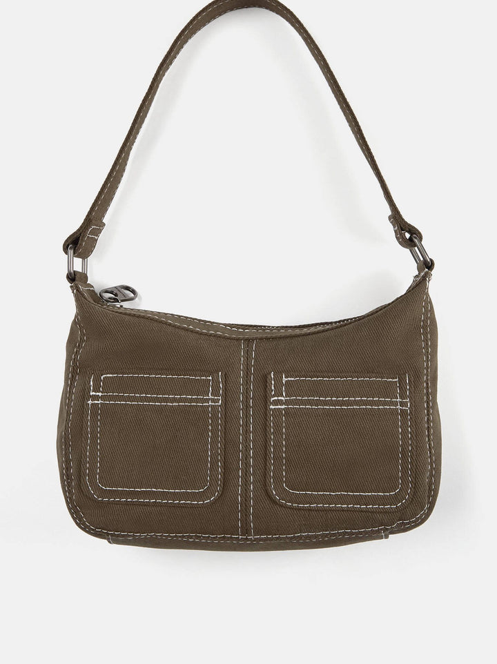 Moudda PULL & BEAR - Sac à Bandoulière Canvas Poche - Tunisie 1