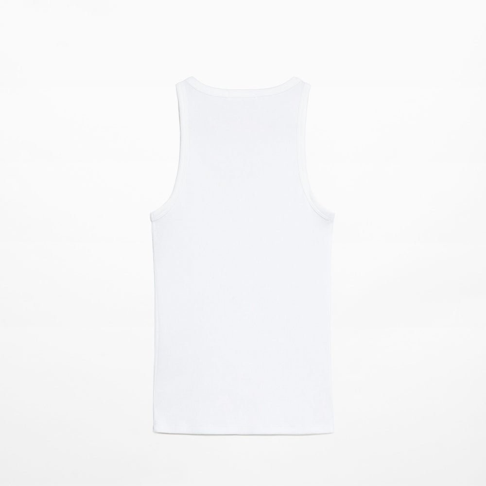 Moudda Oysho - T-Shirt Sans Manches Côtelé 2x1 - Tunisie 2