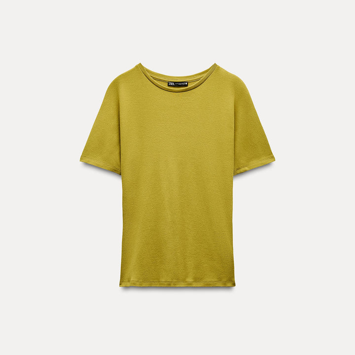 Moudda ZARA - T-shirt Coton et Tencel Sans Manches - Tunisie 1