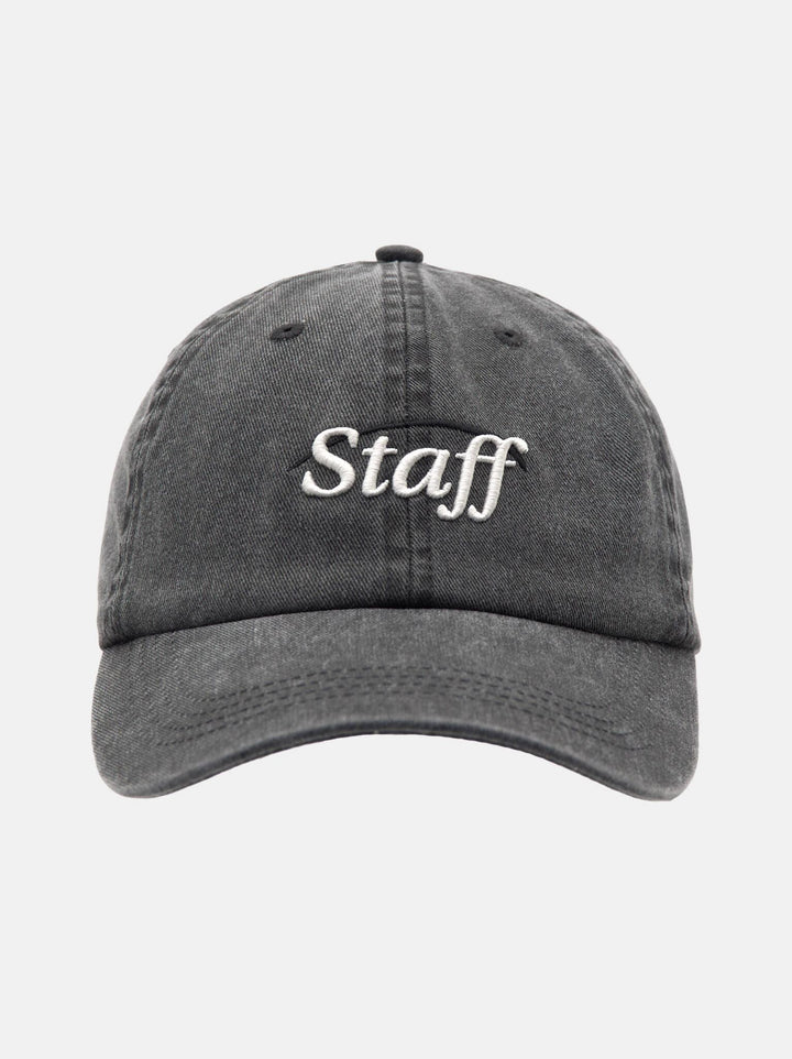 Moudda PULL & BEAR - Casquette Lavée Noire Staff - Tunisie 1