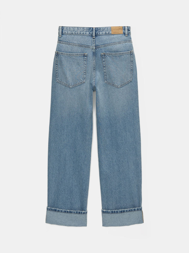 Moudda PULL & BEAR - Pantalon Denim Baggy Revers Bas - Tunisie 4