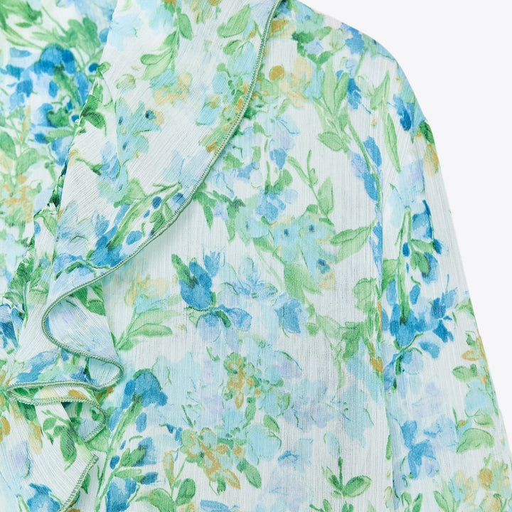 Moudda ZARA - Chemise - Imprimé Floral & Volants - Tunisie 3