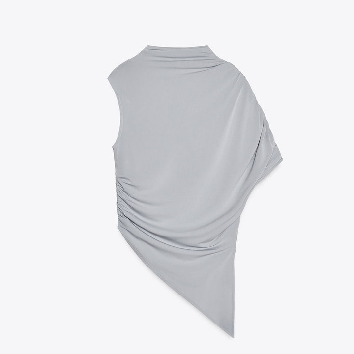 Moudda ZARA - T-Shirt Asymétrique - Drapé Fluide - Tunisie 2