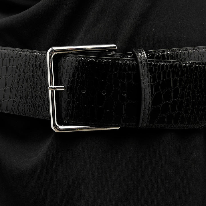 Moudda ZARA - Ceinture crocodile noire - Tunisie 3