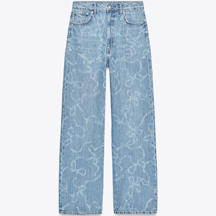 Moudda ZARA - Pantalon Baggy - Taille Moyenne & Nœuds - Tunisie 1