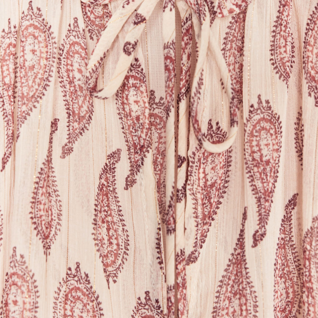 Moudda ZARA - Chemise Lurex - Cachemire & Appliques Col - Tunisie 3