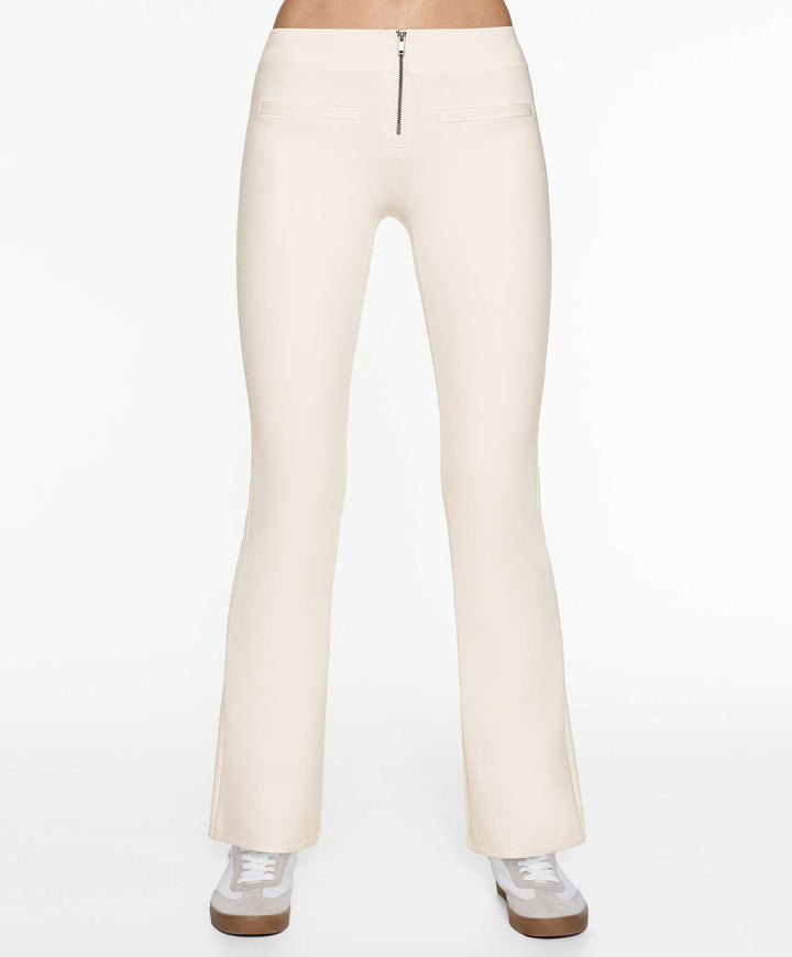 Moudda Oysho - Pantalon Flare Taille Basse Scuba à Fermeture - Tunisie 5