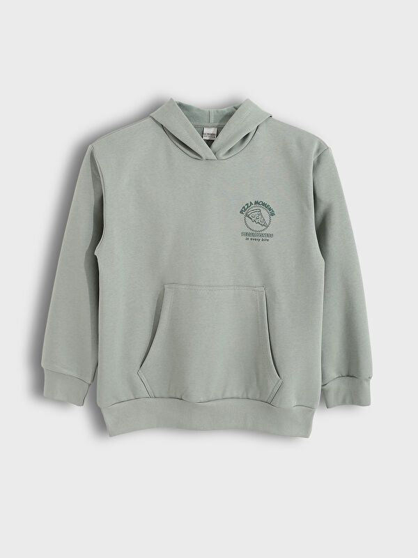 Moudda LC Waikiki - Sweatshirt en jersey Garçon Vert menthe terne - Tunisie 1