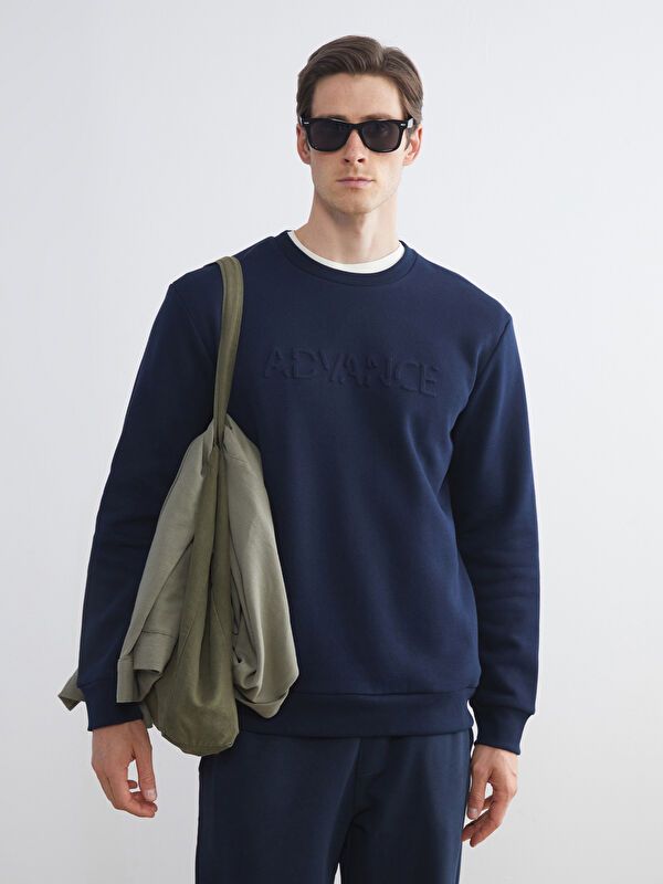 Moudda LC Waikiki - Sweatshirt en jersey Homme Marine - Tunisie 1