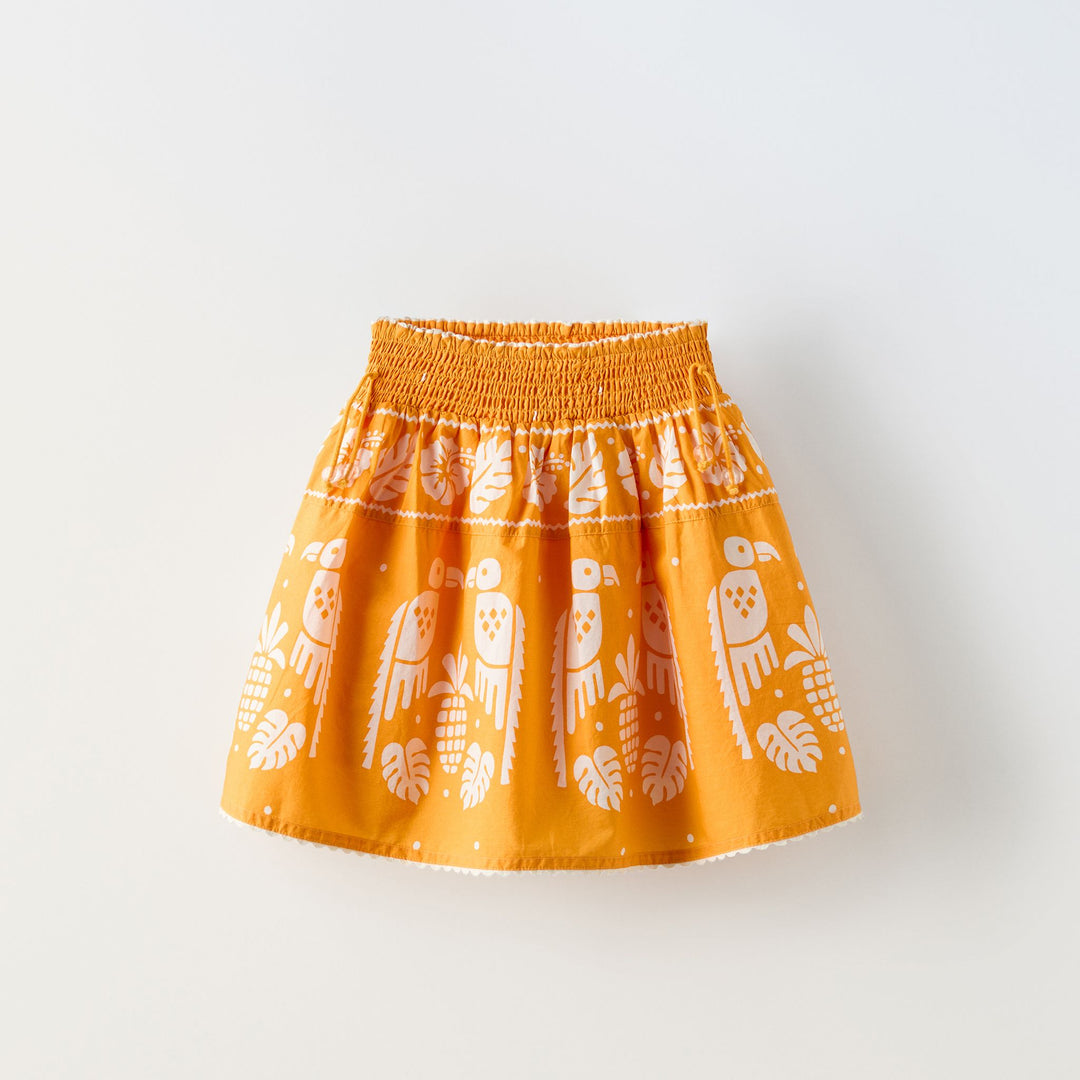 Moudda ZARA - Jupe fille imprimée oiseaux - Tunisie 2