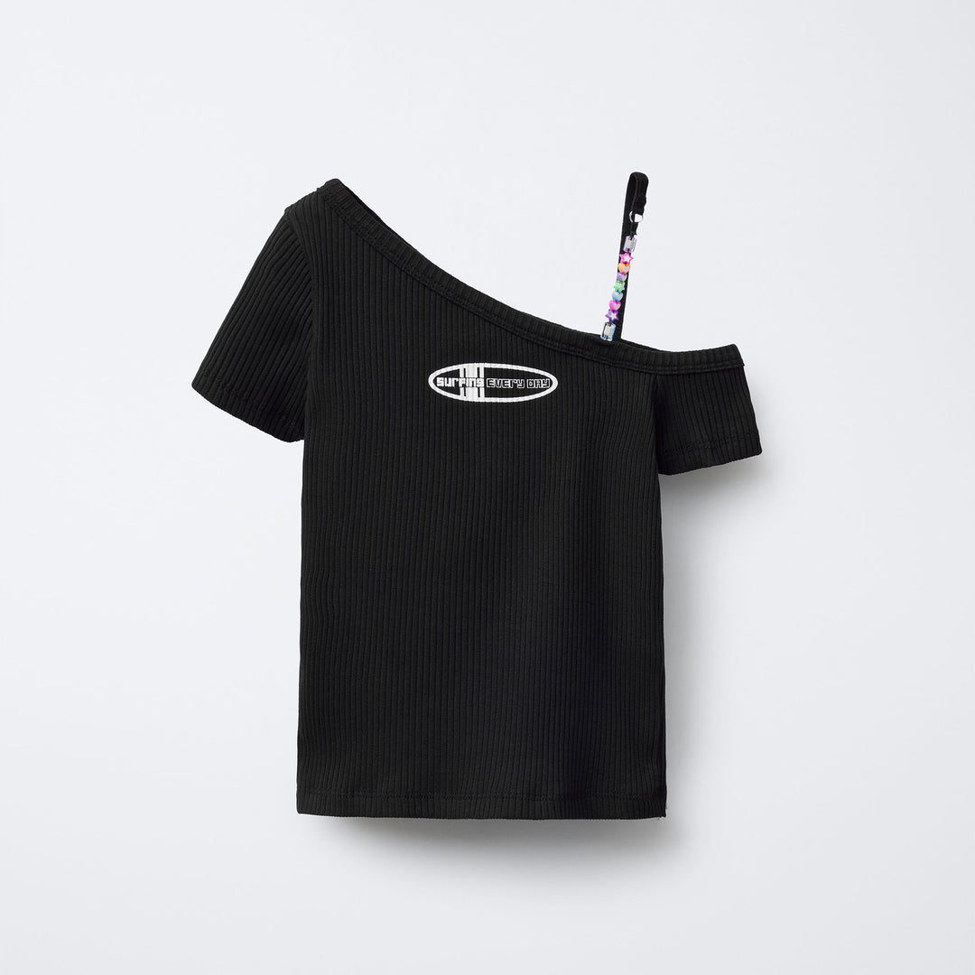 Moudda ZARA - T-Shirt Asymétrique - Perles - Tunisie 1