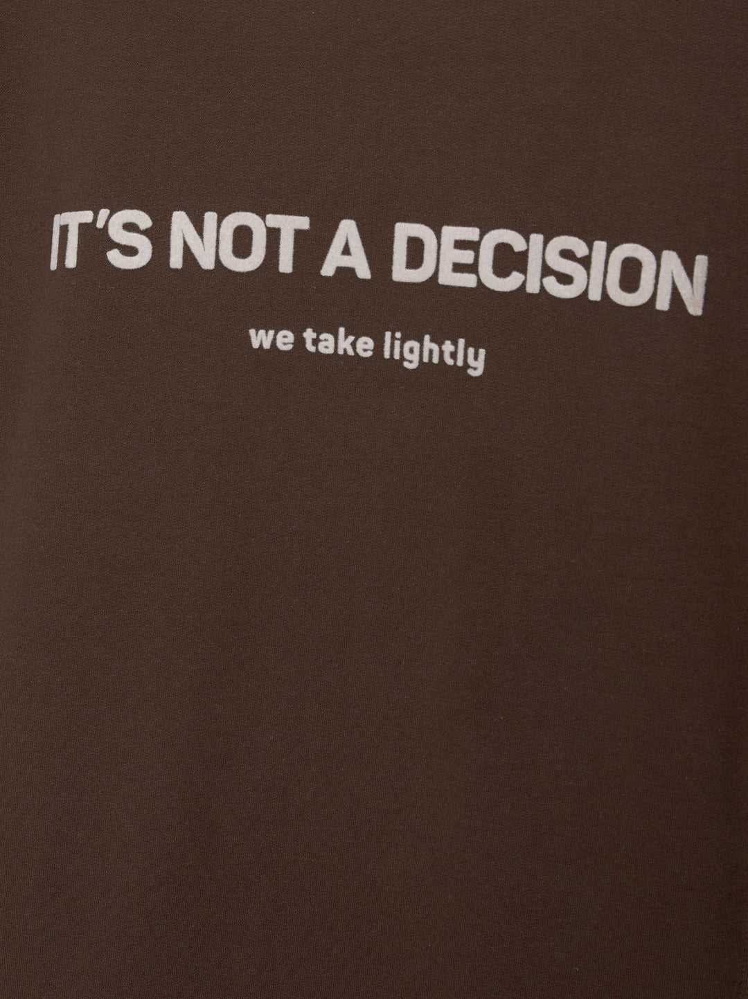 Moudda PULL & BEAR - Sweat Boxy CR Flock It Is Not A Decision - Tunisie 2