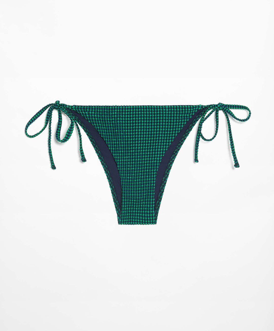 Moudda Oysho - Culotte Moyenne à Nœuds Vichy Vert - Tunisie 4