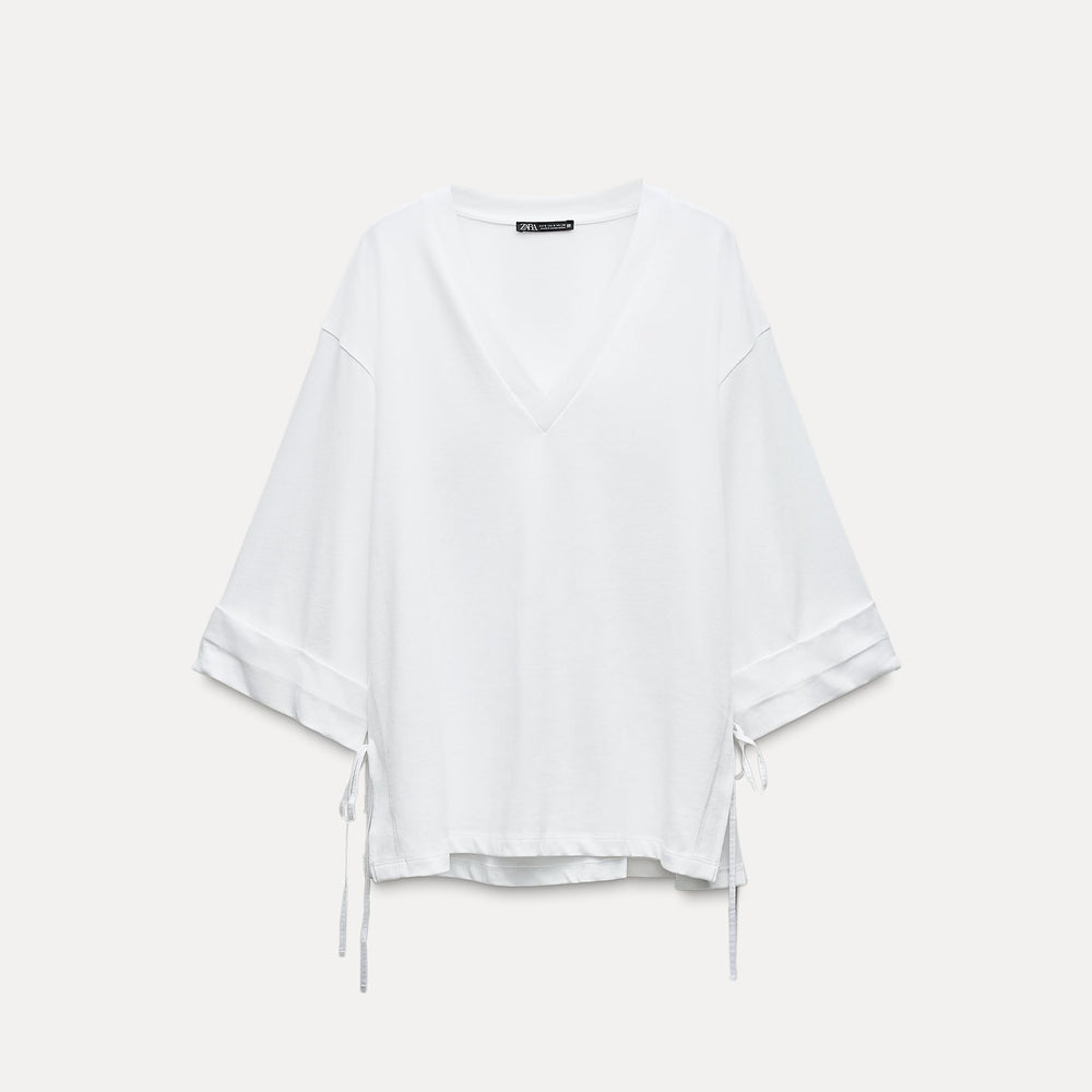 Moudda ZARA - T-shirt à Nœuds Latéraux - Tunisie 2