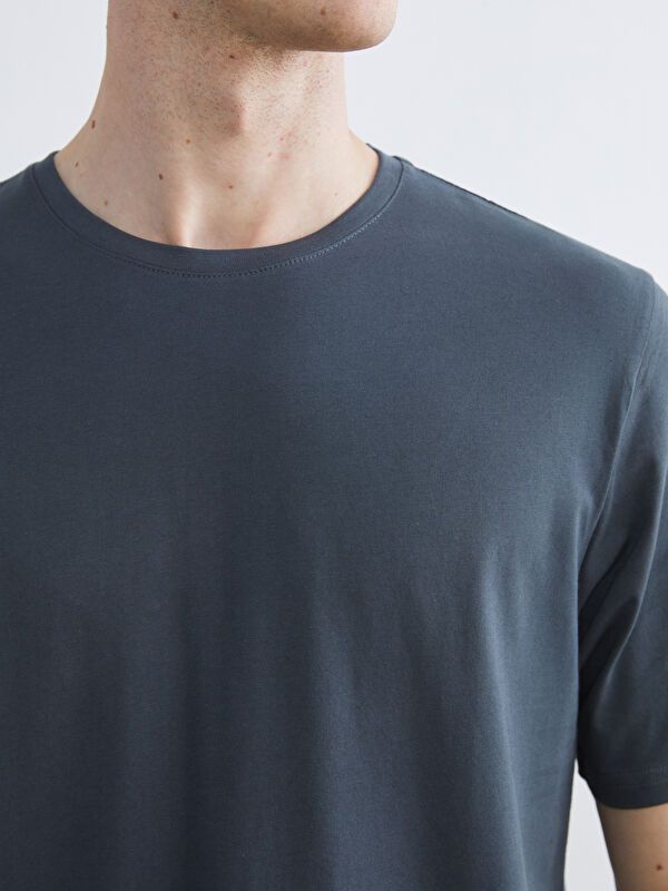 Moudda LC Waikiki - T-shirt basique col rond manches courtes en jersey pour Homme - Tunisie 3