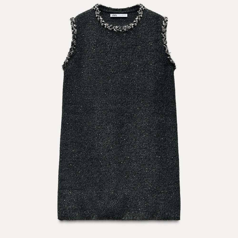 Moudda ZARA - Robe courte manches courtes fil fantaisie - Tunisie 2