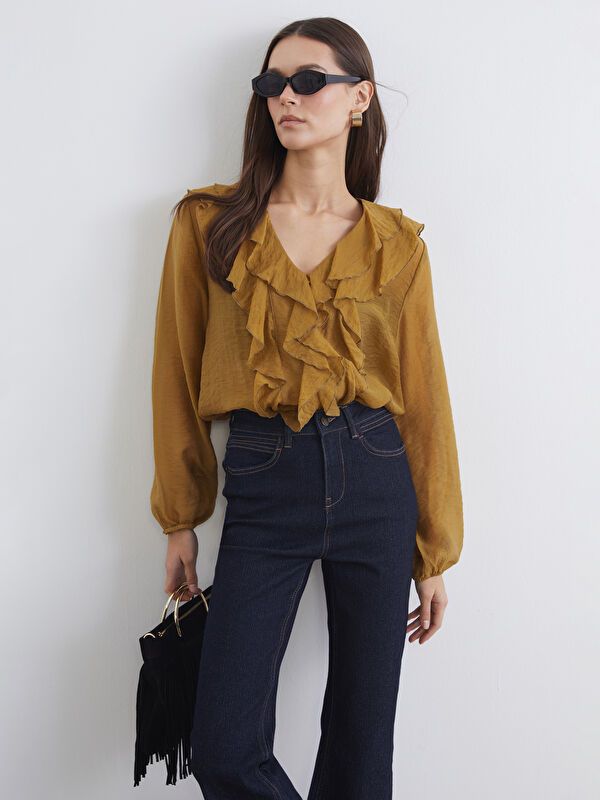 Moudda LC Waikiki - Chemisier (blouse) manches longues en tissu - Tunisie 1
