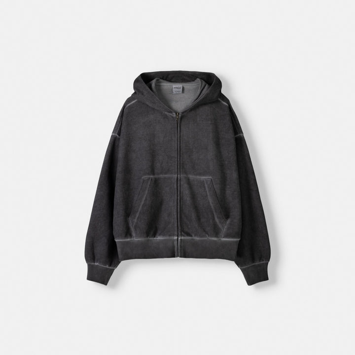 Moudda BERSHKA - Veste interlock boxy lavée courte - Tunisie 1
