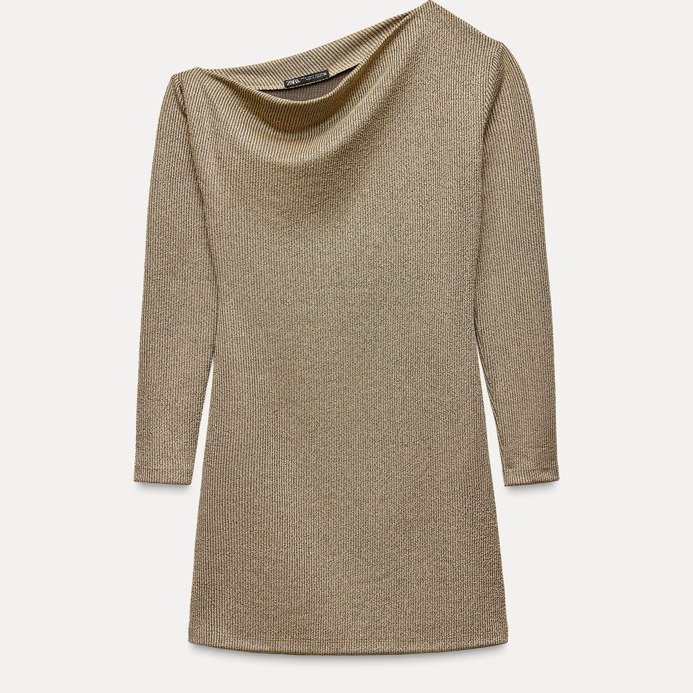 Moudda ZARA - Robe lurex col rond manches longues - Tunisie 2