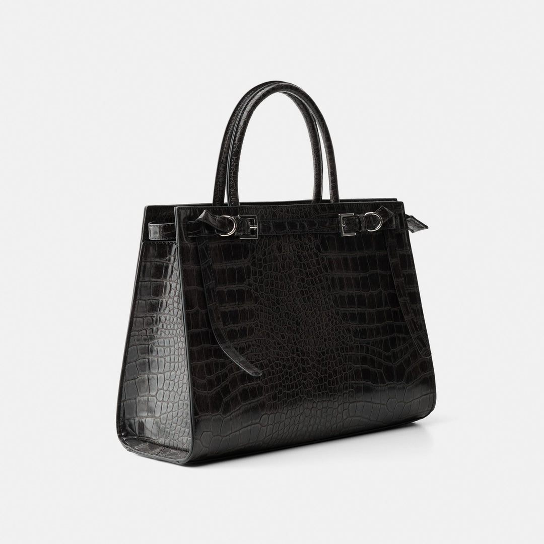 Moudda BERSHKA - Sac tote rigide effet croco - Tunisie 1