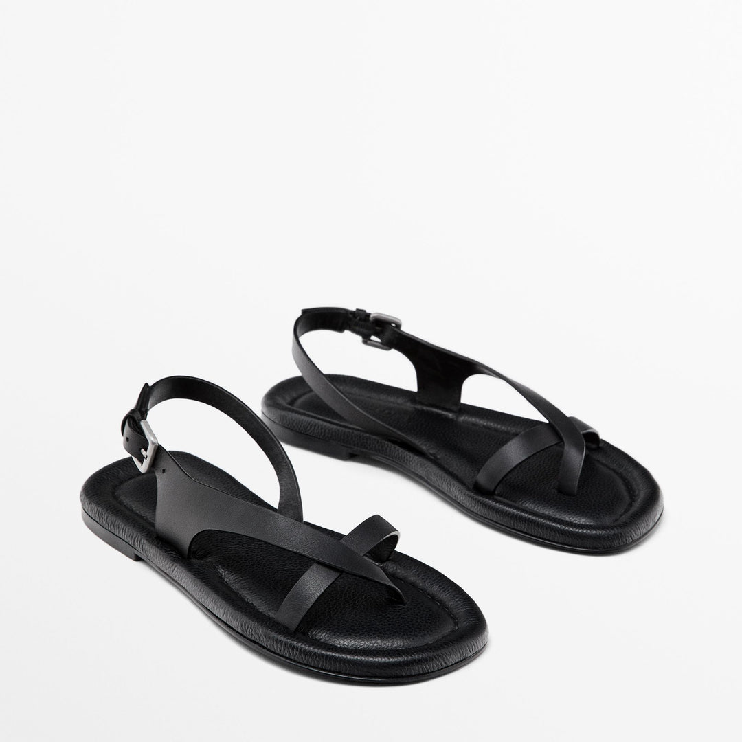 Moudda Massimo Dutti - Sandales plates matelassées - Tunisie 3