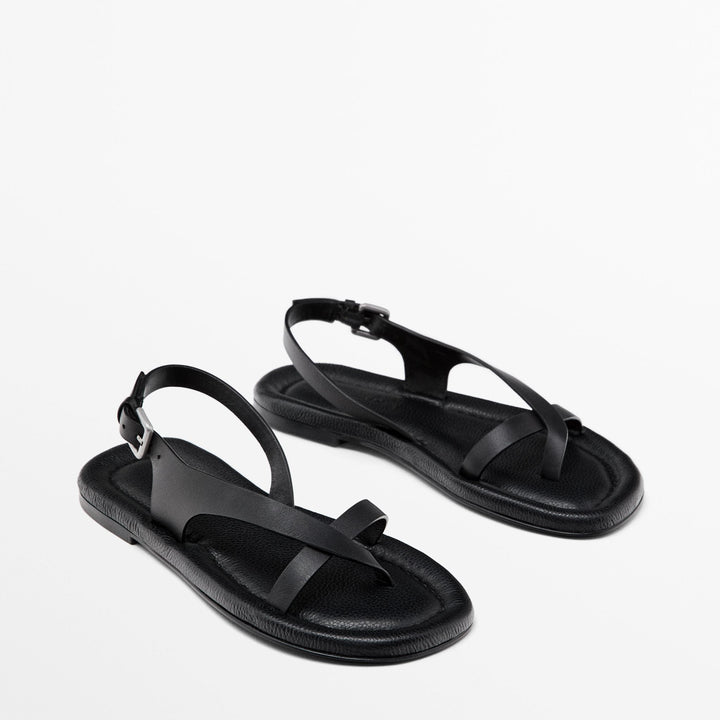 Moudda Massimo Dutti - Sandales plates matelassées - Tunisie 3
