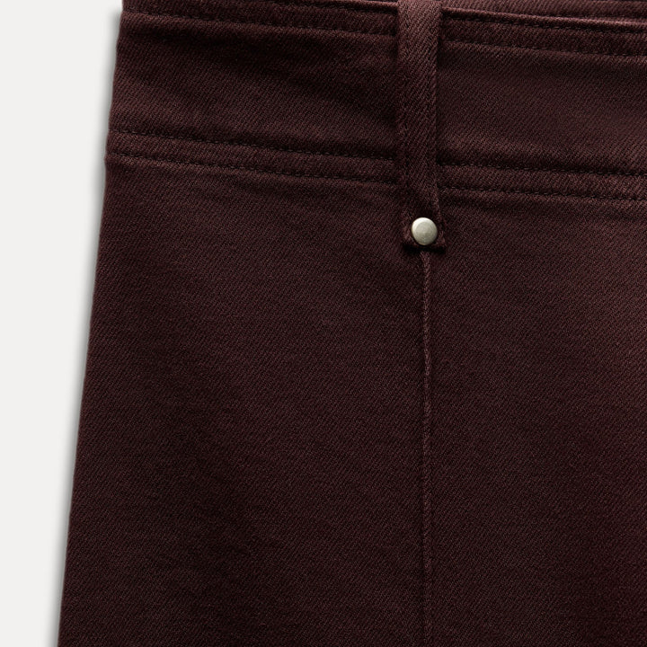 Moudda ZARA - Pantalon tailleur jambe large bordeaux - Tunisie 3