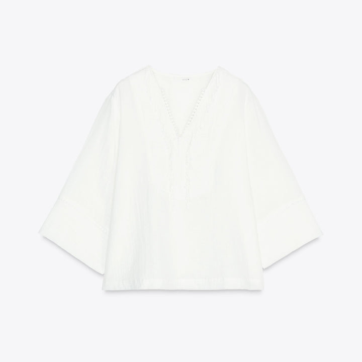 Moudda ZARA - Blouse Coton - Empiècement & Kimono - Tunisie 1