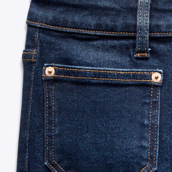 Moudda ZARA - Denim - Taille Haute, Mini Flare & Poches Plastro - Tunisie 3