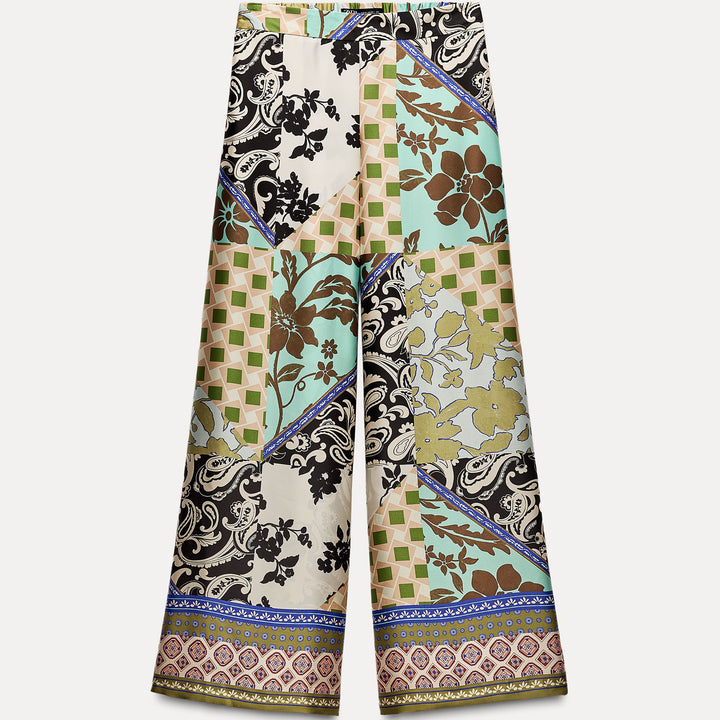 Moudda ZARA - Set pantalon imprimé patchwork - Tunisie 2