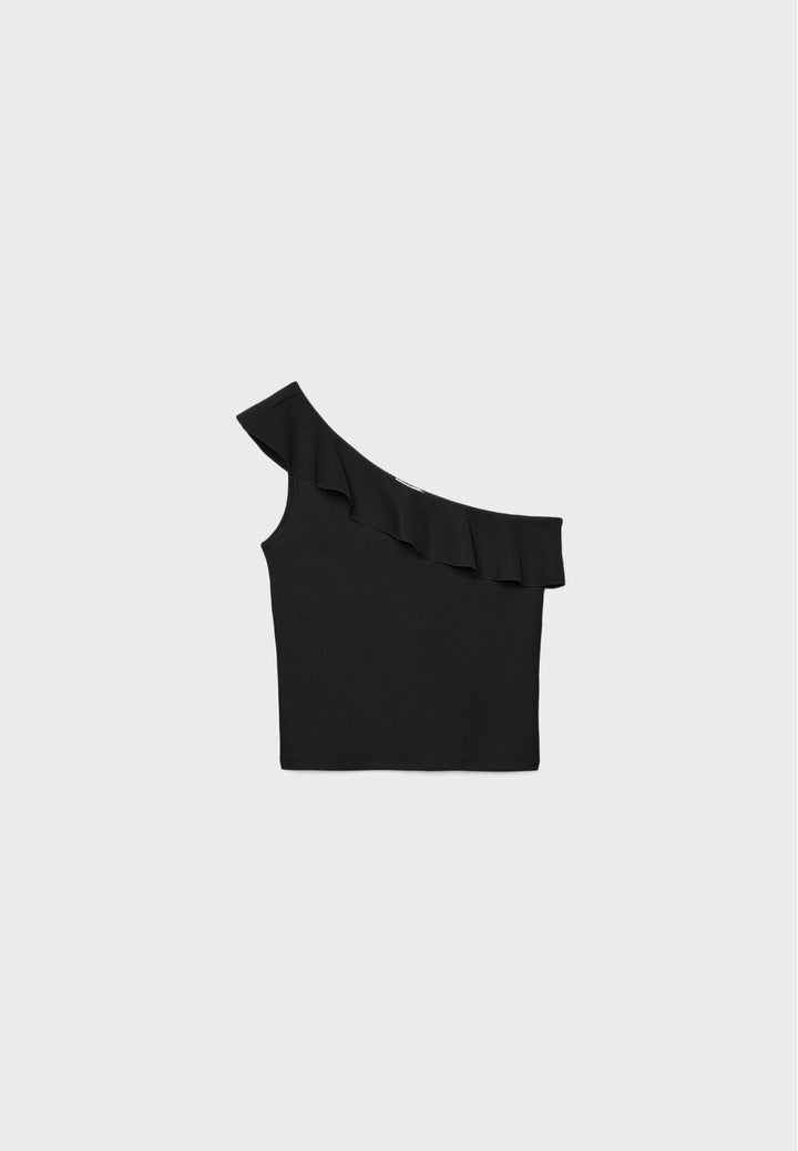 Moudda STRADIVARIUS - T-Shirt Asymétrique à Volant - Tunisie 2