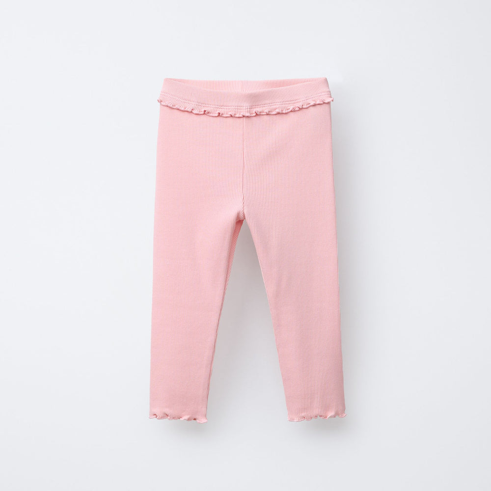 Moudda ZARA - Pack Leggings Enfant - Côtes Allover Fleur + Uni - Tunisie 2
