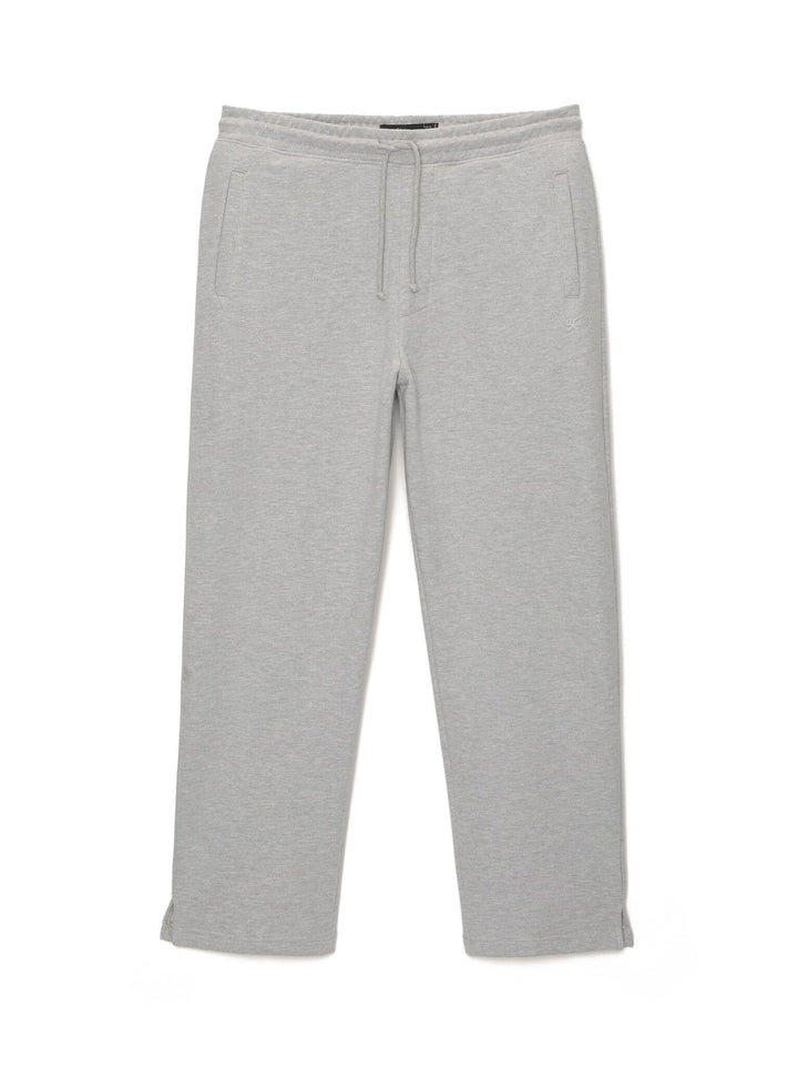 Moudda PULL & BEAR - Pantalon Jogging Fleece STWD Wide sans Revers Gris - Tunisie 5
