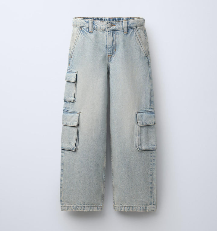 Moudda ZARA - Pantalon Denim - Multicargo Bleu - Tunisie 1