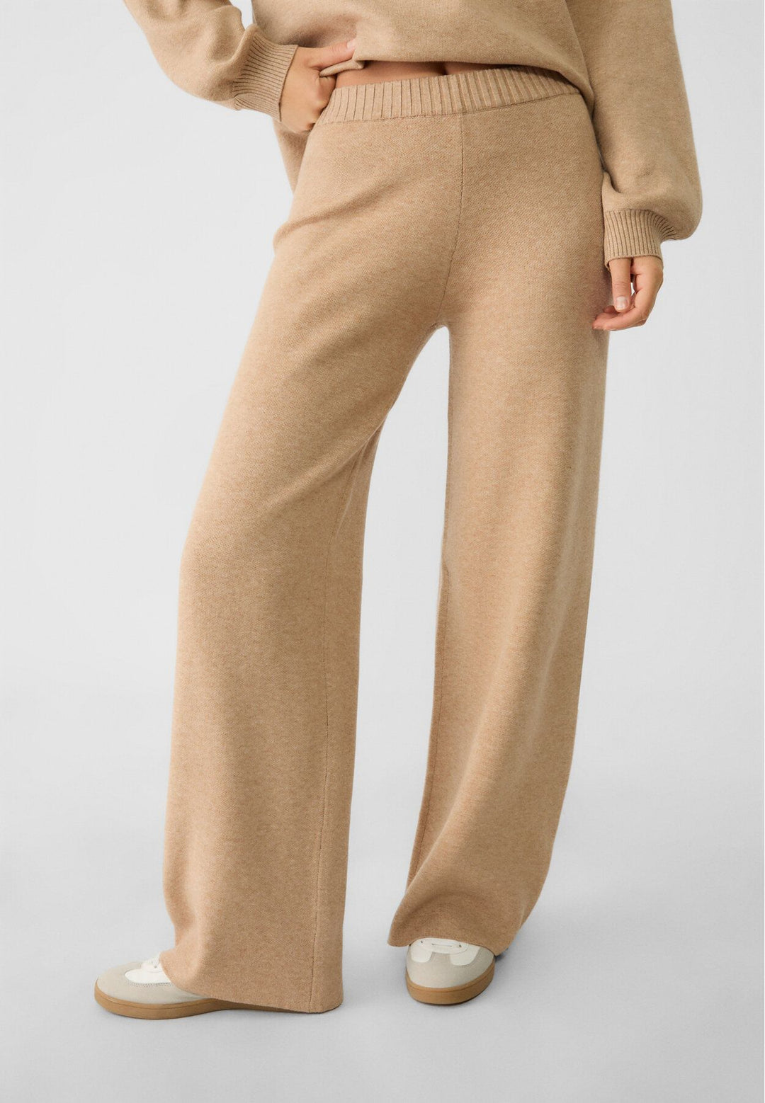 Moudda STRADIVARIUS - Pantalon en Maille Large Long - Tunisie 3