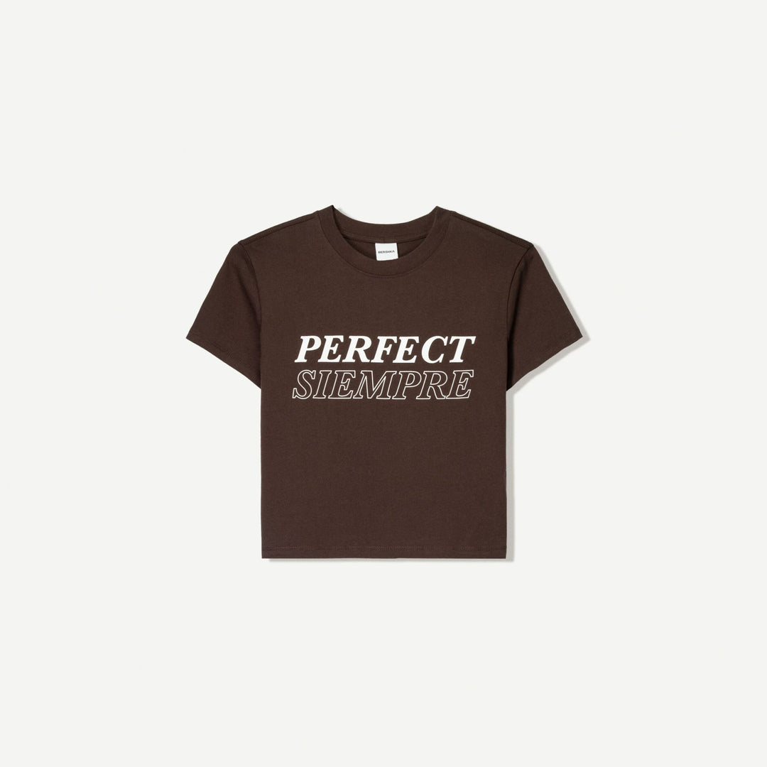 Moudda BERSHKA - T-Shirt - Graphique Statement - Tunisie 1