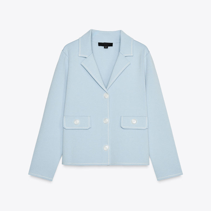 Moudda ZARA - Veste - Piping, Revers, Poches & Bouton Blanc - Tunisie 1