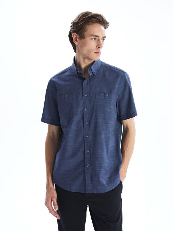 Moudda LC Waikiki - Chemise manches courtes en tissu pour Homme - Tunisie 1