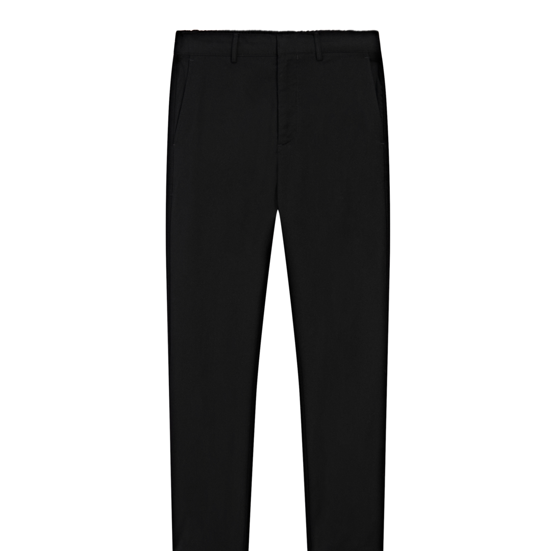 Moudda Massimo Dutti - Pantalon flanelle noire – ensemble élégant - Tunisie 1