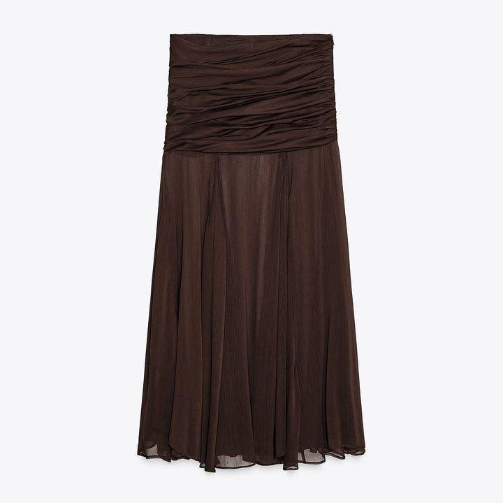 Moudda ZARA - Jupe Bambula - Détail Fajín Drapé - Tunisie 1