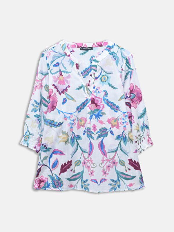 Moudda LC Waikiki - Chemise tissée imprimée cv à manches longues pour Femmes - Tunisie 2