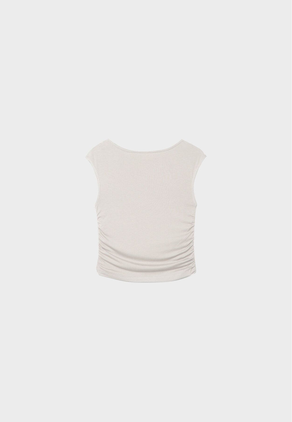 Moudda STRADIVARIUS - T-Shirt en Viscose Mini Manches Encolure Bateau - Tunisie 2