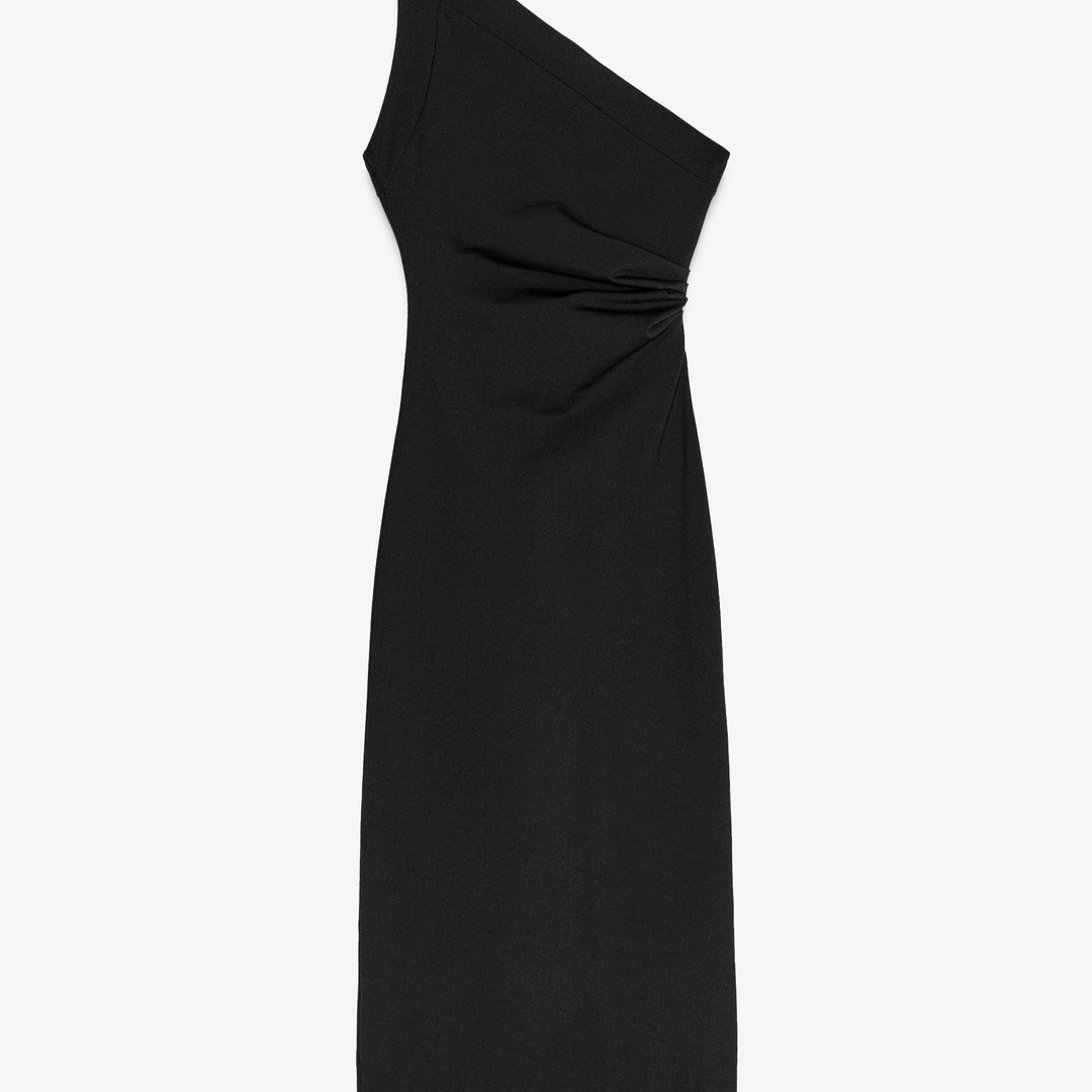 Moudda ZARA - Robe Midi Asymétrique - Structure & Fronces - Tunisie 2