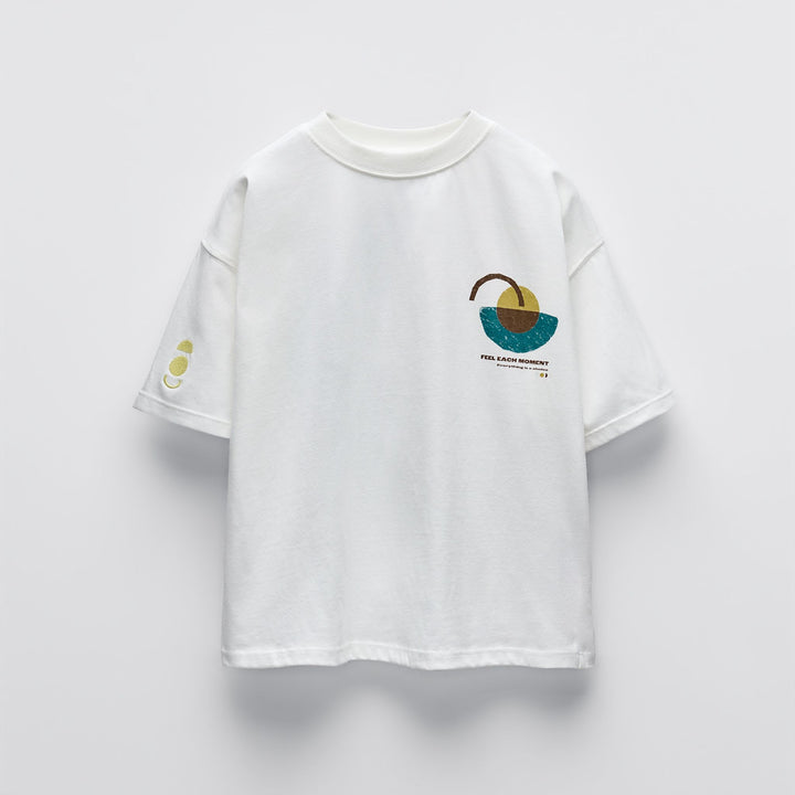 Moudda ZARA - T-shirt graphisme abstrait style outdoor - Tunisie 1